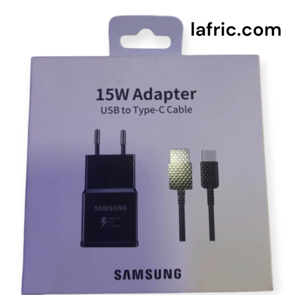 5 Chargeurs Samsung 15W avec Câble USB-C