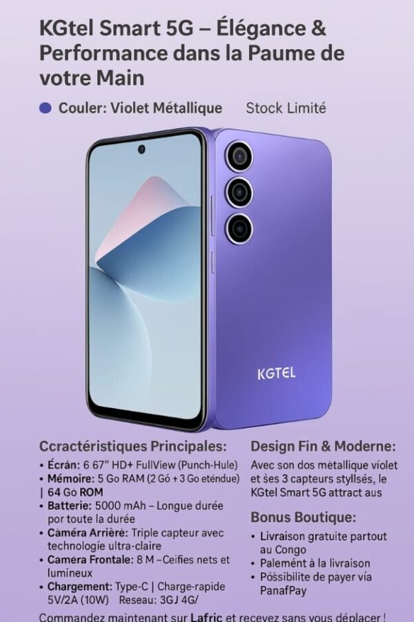 Kgtel Smart 5G_64G_5go Ram